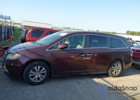 2014 Honda Odyssey Ex z USA, uszkodzony, nr VIN 5FNRL5H45EB044359